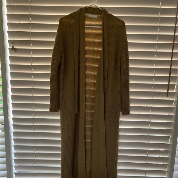 Oak + Fort Long Camel Cardigan - Picture 4 of 4